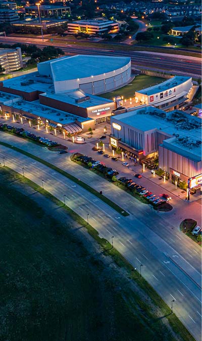 Overhead of Toyota Music Factory